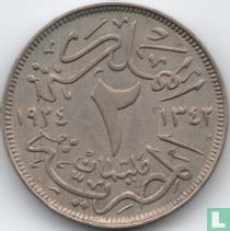 Ägypten 2 Millieme 1924 (AH1342)