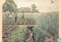 Ot en Sien wijzen naar biddende vogel