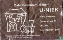 Café Restaurant Slijterij U-Niek
