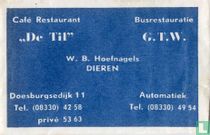 Café Restaurant "De Til" -  Busrestauratie G.T.W. [GTW]
