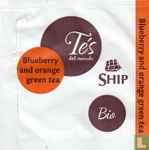 Blueberry and orange green tea