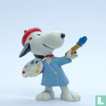 Snoopy en tant que peintre
