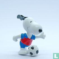 Snoopy als Fußballer