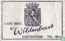 Café Rest. Wildenbeest