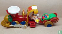 Christmas train with Santa