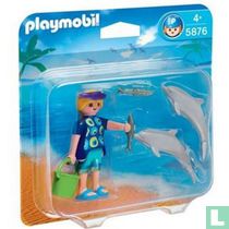 Playmobil Dolfijnentrainster / Dolphin Trainer with Dolphins