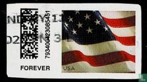 Drapeau américain QR code