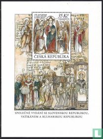 Ankunft der Heiligen Kyrill und Methodus in Großmähren