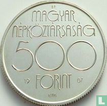 Hungary 500 forint 1987 "1988 Summer Olympics in Seoul"
