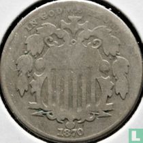 États-Unis 5 cents 1870