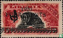 African Palm Civet with double overprint