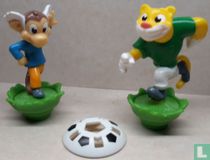 Lion and monkey