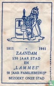 Zaandam 150 Jaar Stad en "Lammes" 58 Jaar Familiebedrijf