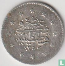 Empire ottoman 1 kurus AH1255-16 (1853)
