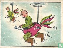 Zij halen vlug hun bromfietsvliegtuig