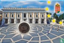 Hongarije 50 forint 2007 (coincard) "50 years Signature of the Treaty of Rome"