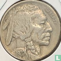 États-Unis 5 cents 1920 (sans lettre)