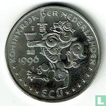 Nederland 1 ECU 1996 "Voorjaarsbloemen" (koper-nikkel)