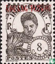 Femme cambodgienne, surchargé 