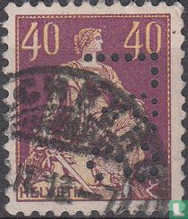 Zittende Helvetia