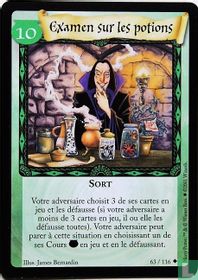 Examen sur les  potions