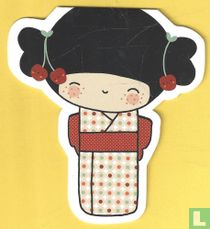 Kokeshi doll card