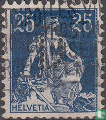 Zittende Helvetia