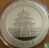 China 10 yuan 2005 (gekleurd) "Panda"