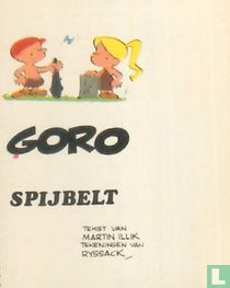 Goro spijbelt