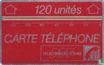 Carte Téléphone 120 unités