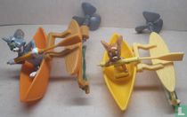Tom and Jerry canoeing