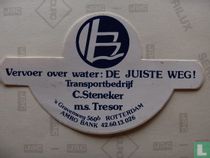 Vervoer over water : de juiste weg m.s. Tresor