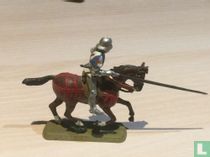 Burgunder Ritter zu Pferd