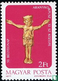 Figure du Christ en or 