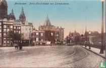 Amsterdam.   Prins-Hendrikkade met Schreierstoren.