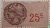 France timbre fiscal - Daussy 1936 (0,25F)