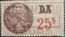 France timbre fiscal - Daussy 1936 (0,25F)