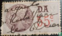 France timbre fiscal - Daussy 1936 (0,55F)
