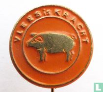 Vlees is kracht (cochon) [orange]