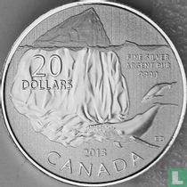 Canada 20 dollars 2013 "Iceberg and whale"