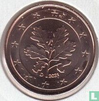 Allemagne 5 cent 2021 (D)