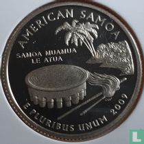 United States ¼ dollar 2009 (PROOF - copper-nickel clad copper) "American Samoa"