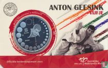 Netherlands 5 euro 2021 (coincard - first day of issue) "Anton Geesink"