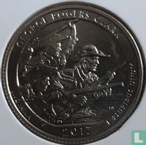 Vereinigte Staaten ¼ Dollar 2017 (PP - verkupfernickelten Kupfer) "George Rogers Clark Nationalpark - Indiana"