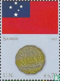 Flags and coins