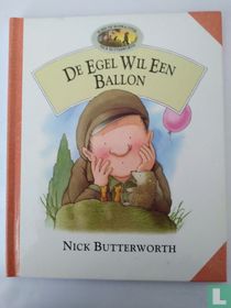 De egel wil een ballon