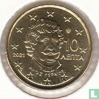 Grèce 10 cent 2021