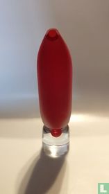 Menno Jonker glasobject 2001 Rood
