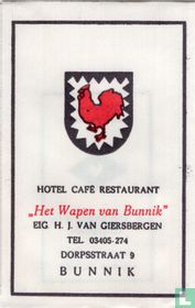 Hotel Café Restaurant "Het Wapen van Bunnik" 
