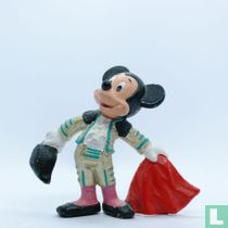 Mickey Mouse als stierenvechter